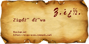 Zigó Éva névjegykártya